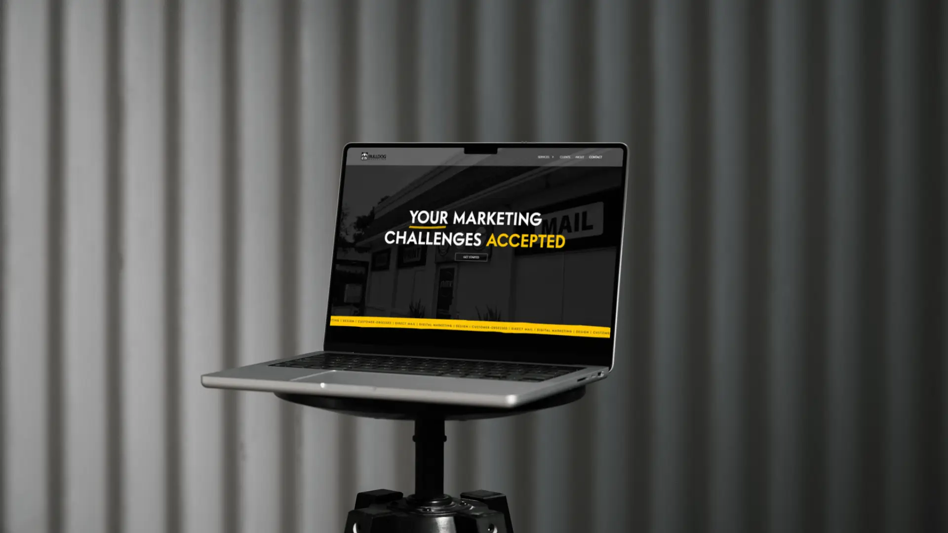 Bulldog Marketing agency website design and visual identity by Proyecto 31 Studio