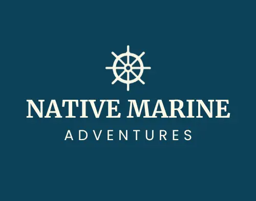 Native Marine Adventures brand identity system and visual style Native Marine Adventures logo variations and brand colors