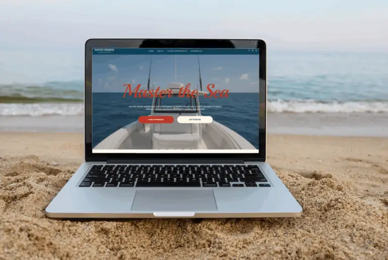 Native Marine Adventures boating school brand identity and website design by Proyecto 31 Studio